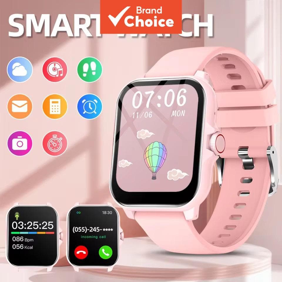 2026 Novo Smartwatch com Tela Sensível ao Toque, Modos Multiesportivos, Relógio de Fitness, Chamada Bluetooth e Digital