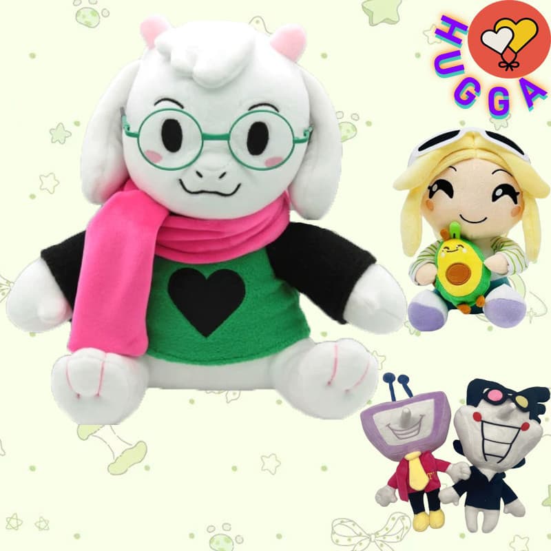 Brinquedo de Pelúcia HUGGA Abacate para Meninas Delta Ron Sem Chapéu Lars Fantasia de Cavalheiro Tanha Spamtun Falant