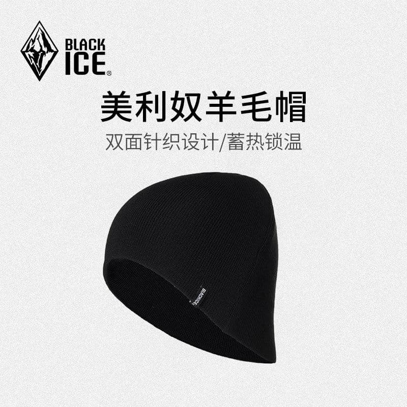 Chapéu de lã Merino Black Ice 2145, chapéu de inverno para esportes ao ar livre, leve, quente, de malha, estilo masculin