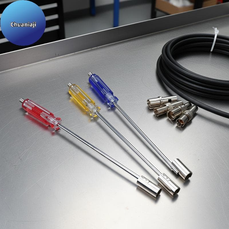 Chuaniaji Ergonômico BNC Conector Extrator Chave De Fenda Ferramenta Resistente F Cabeça Removedor Instalação De Cabeame