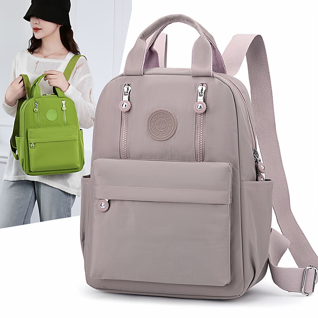 Pano de náilon senhoras mochila moda All-Match Oxford pano mochila de viagem Casual mãe saco feminino multifuncional