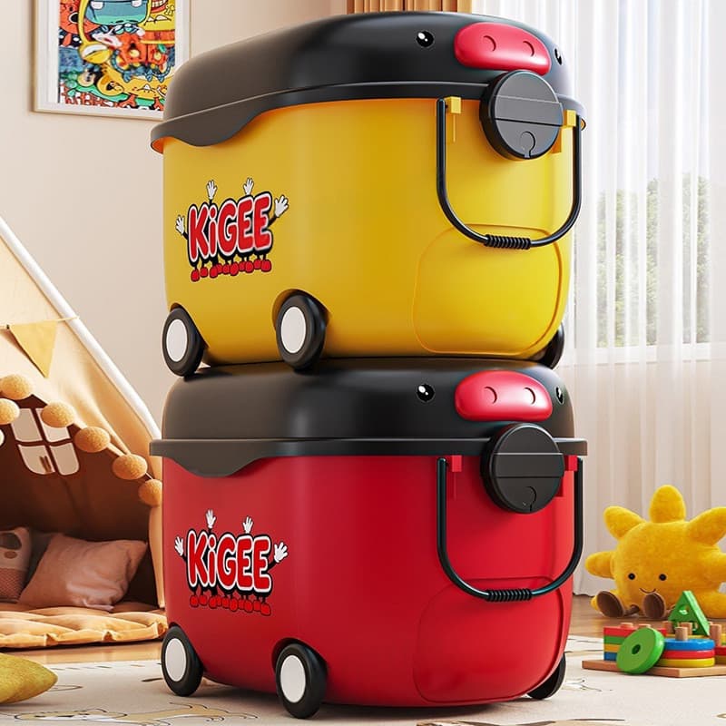 Xingyou caixa de armazenamento de brinquedos infantis, caixa de armazenamento doméstico, roupas de bebê, lanche, caixa d