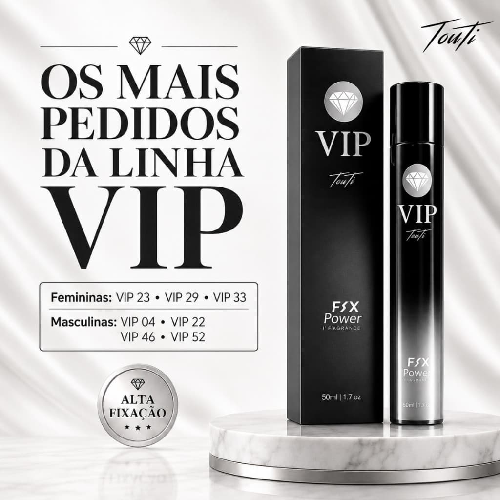 Touti Vip Mais Vendidos Masculino E Feminino