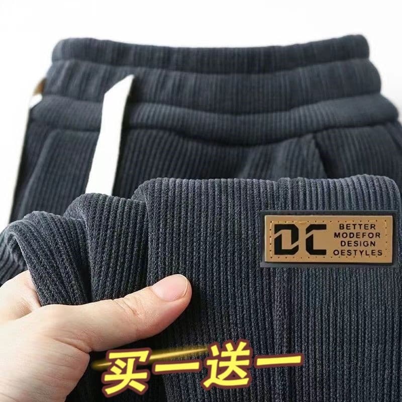 Roupas de trabalho masculinas resistentes ao desgaste, calças soltas com cordão