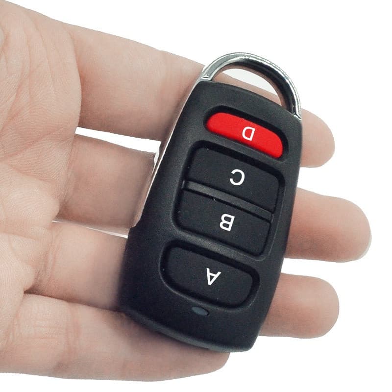 [Kit5] Controle Remoto Sem Fio 433 Mhz Para Portão Chave De Acesso Porta De Garagem