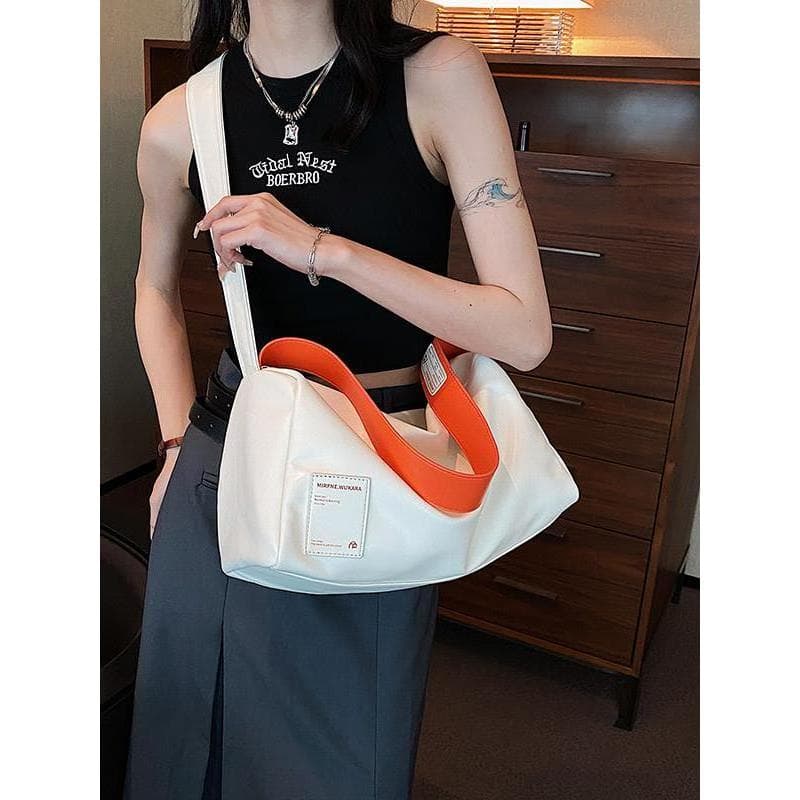 Bolsa mensageiro feminina de grande capacidade, bolsa Fashion quente para meninas, bolsa esportiva para academia, nicho,