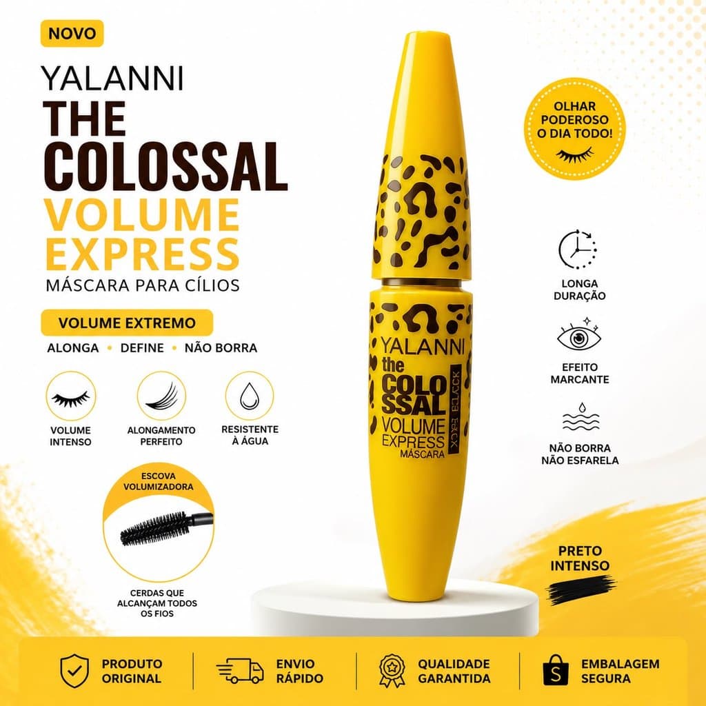 Mascara de Cilios The Colossal Volume Express - Yalanni
