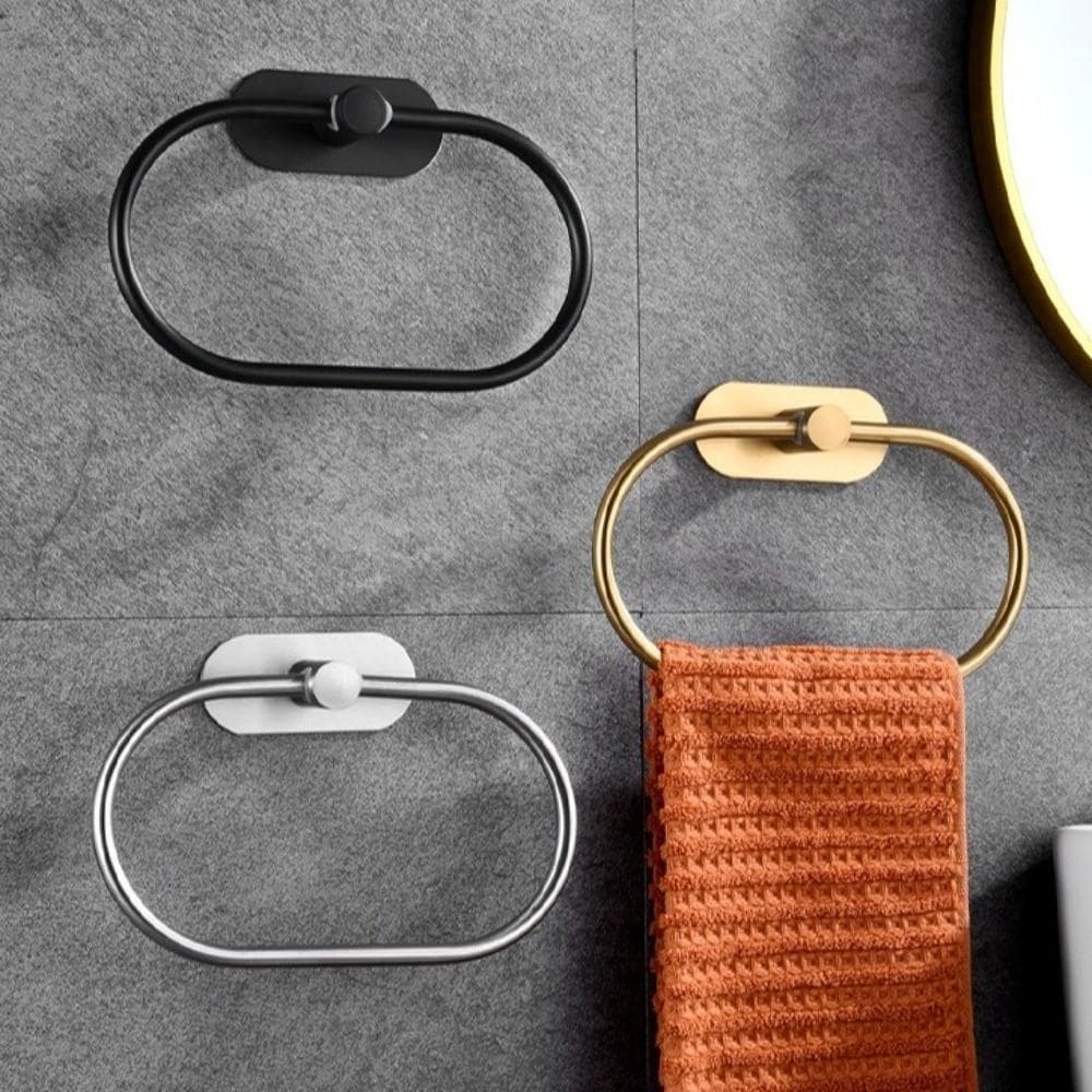 Gancho De Anel De Toalha , Cabide De Aço Inoxidável À Prova De Ferrugem , Suporte Mão Resistente Corrosão
