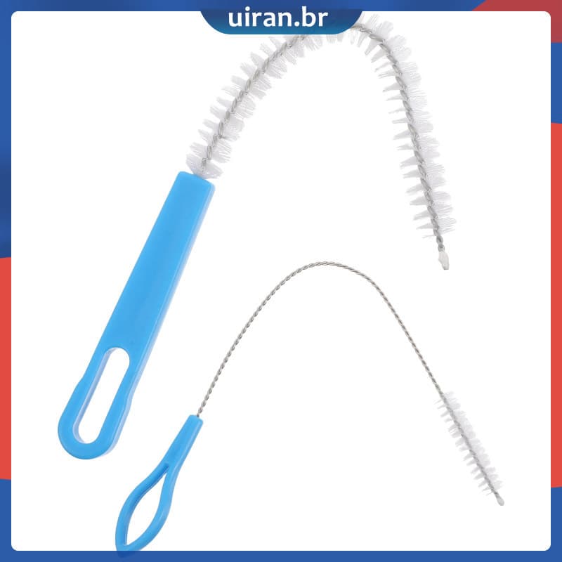 💇 2Peças Escova Para Canudo E Garrafa Com Design Versátil Para Uso Doméstico