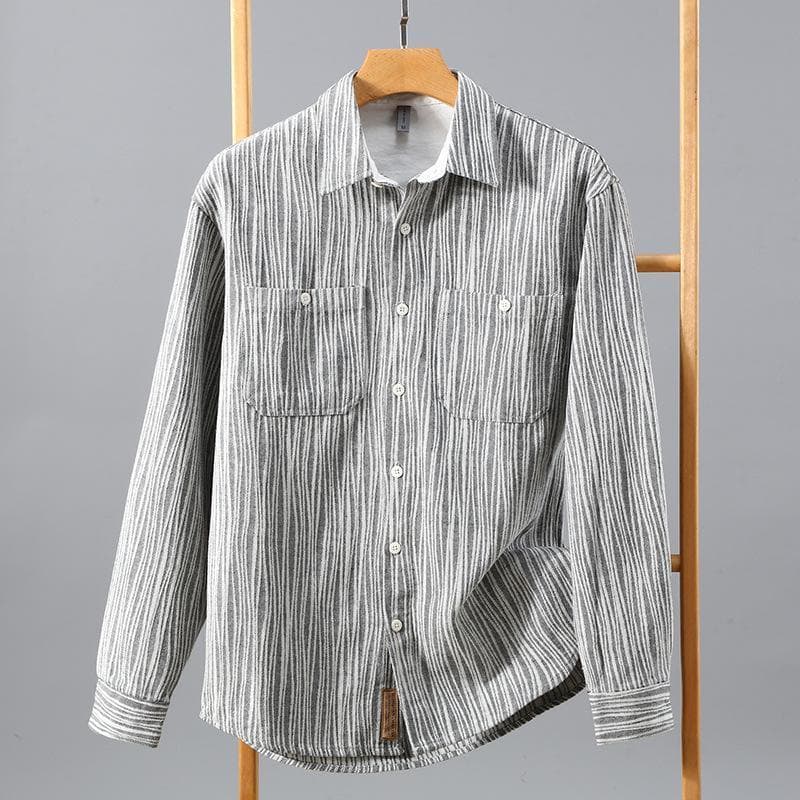 Verão Street wear Xiaoxiang estilo costura lapela camisa de manga curta masculina estilo coreano usar cortina solta seda