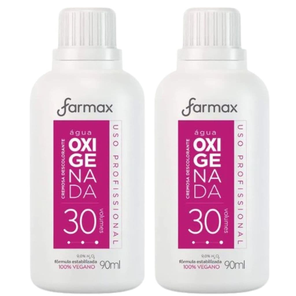 Kit 2 Água Oxigenada Cremosa 30 Volumes 90ml - Farmax