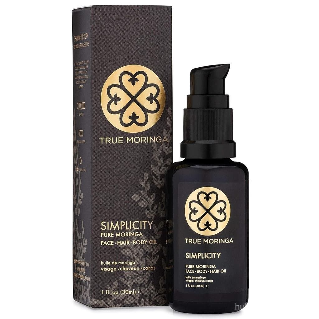Óleo de Moringa 100% Puro, Prensado a Frio para Rosto, Cabelo e Pele ⏱️Anti-Envelhecimento. Hidratante Iluminador, Sem P