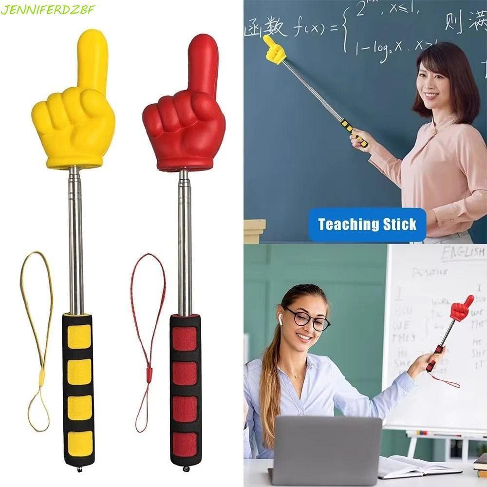 Suprimentos para a sala de aula JENNIFERDZBF, Bastão Telescópico de Aço Inoxidável para Professores, Design Ergonômico A