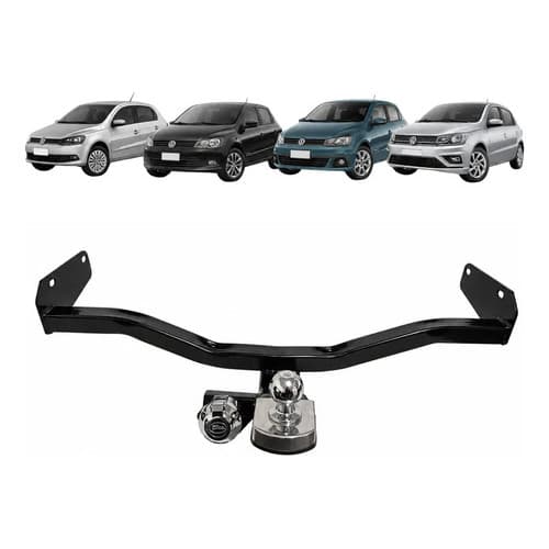 Engate Reboque Fixo VW Gol G5 G6 G7 G8 2008 a 2022 700kg Brucke VW5001 Resistente