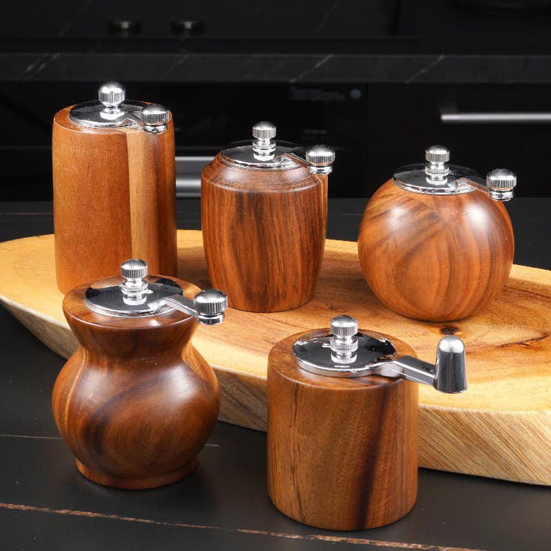 Moedor de pimenta manual com núcleo de cerâmica, moedor multifuncional para pimenta e sal, utensílio de cozinha para chu