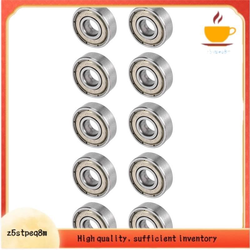 10 Unidades . Rolamentos De Esferas Em Miniatura Rígidos De 608 ZZ 8 x 22 x 7mm Rolamento De Aço