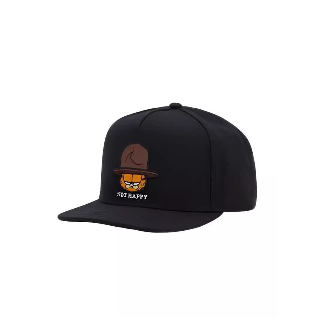 Unissex All-Match Hip-Hop preto dos desenhos animados gato boné de beisebol chapéu de sol adulto Casual montanhismo pára