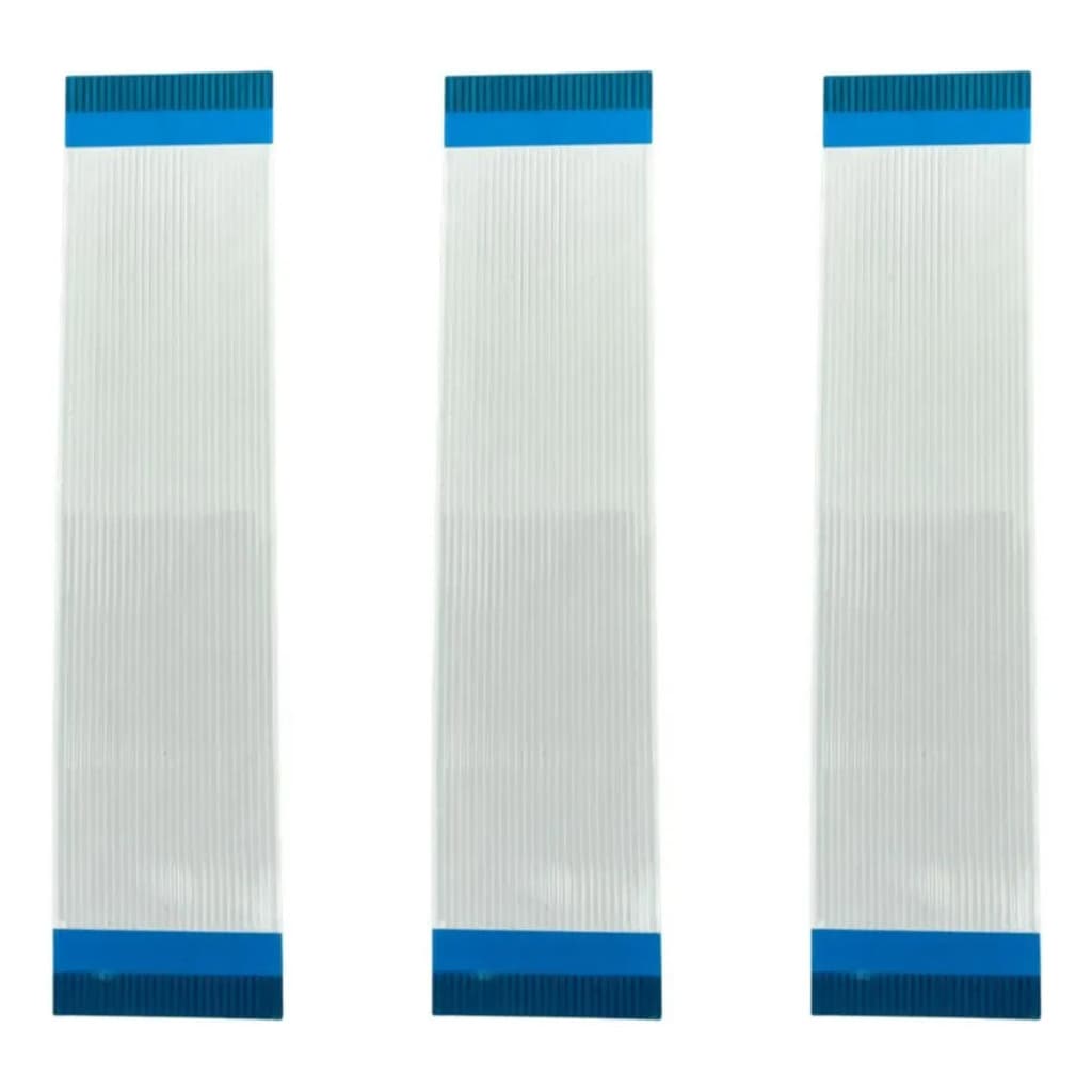 Kit 3 Flat Cable 27 Vias X 12cm 1mm Eastsun Awm Dvd Som