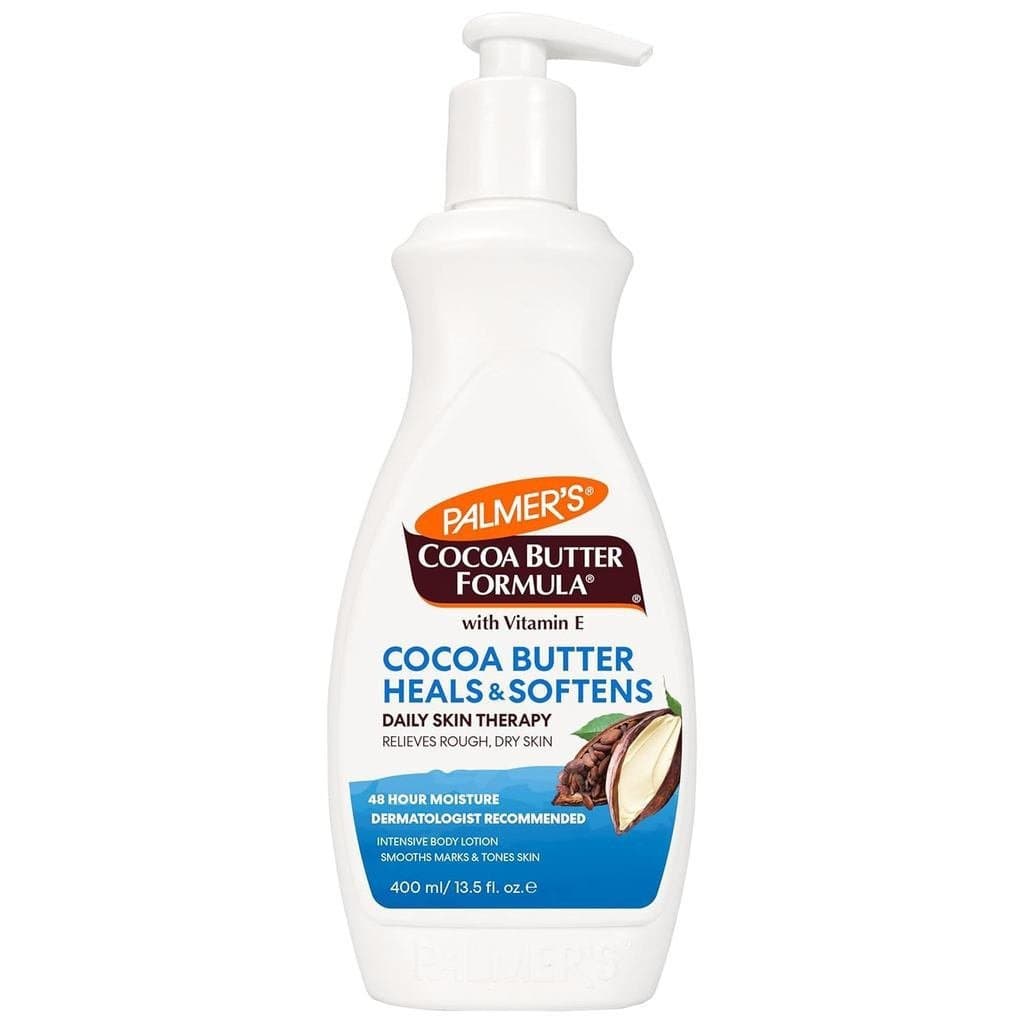 Loção Corporal de Cuidado Diário com Fórmula de Manteiga de Cacau Palmer's, adequada para mãos e corpo secos, creme hidr