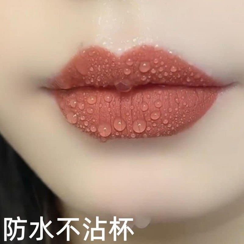 Batom de cor tomate canela, não desbotável e não transferível, hidratante, com acabamento matte, de aparência natural, i