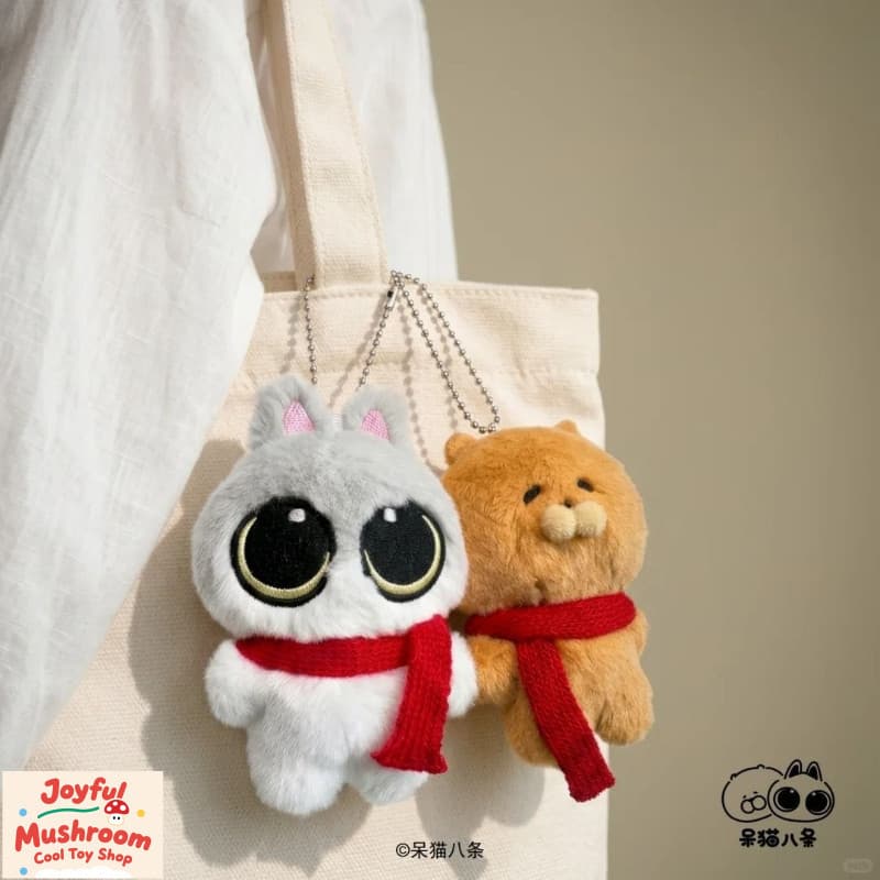 [Autêntico] Chaveiros de Pelúcia da Série Clássica Gato Pateta Fofo Oito - Chaveiro de Pelúcia Engraçado de Gato Pateta