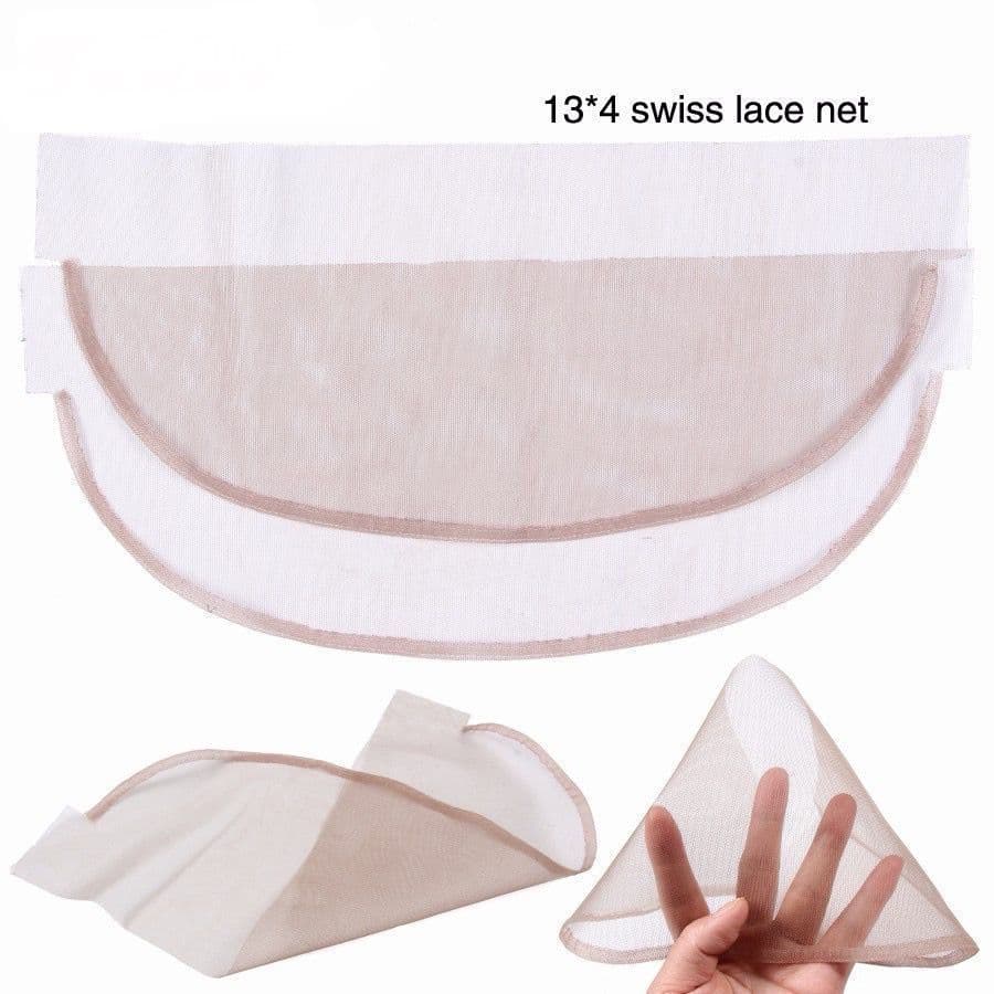 Lote Rendas Net Basement Cabelo Para Fazer Perucas Fechamento Top 13x4 Polegada
