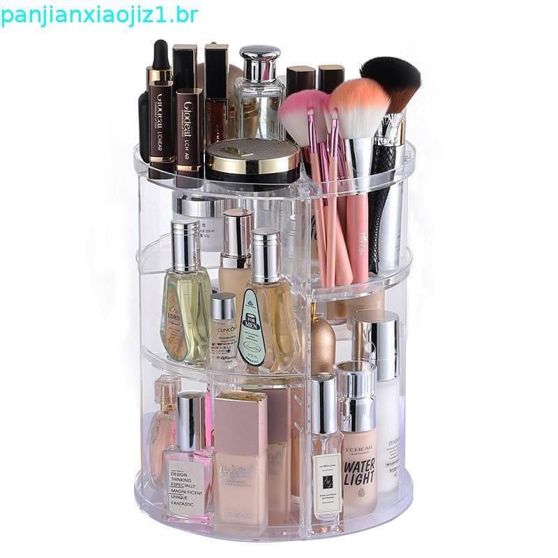 Original Organizador Cosmético Maquiagem Giratório Display 360 Ajustável Regulável