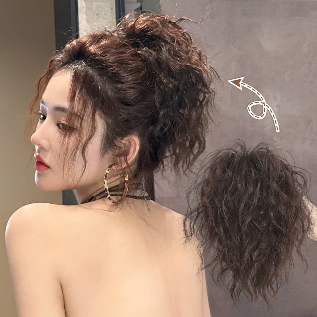 Peruca De Coque Encaracolado Americano Latino , Ferramenta De Modelagem De Cabelo Naturalmente Voluminosa , Anel De
