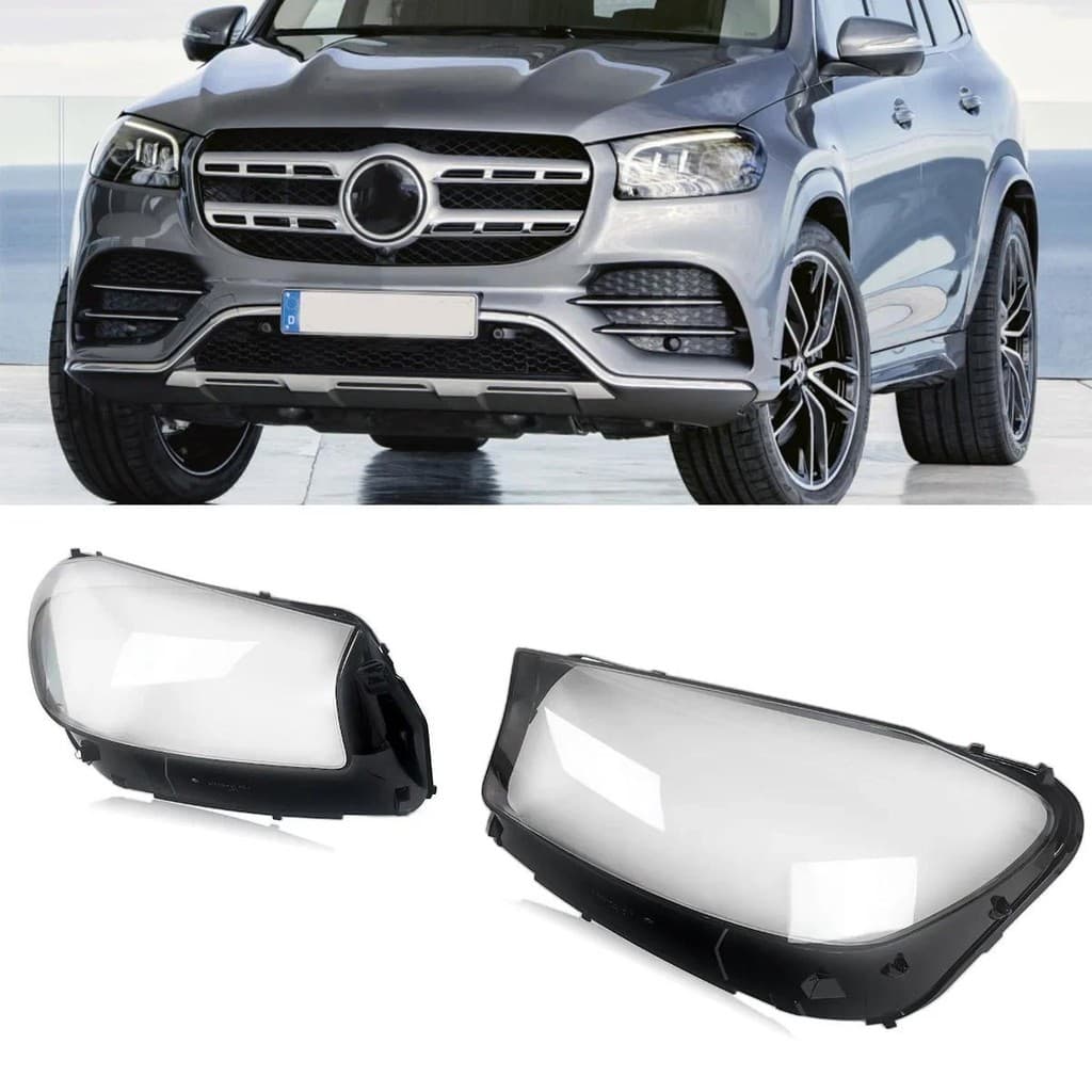 Tampa Transparente Da Lente Do Farol Lado Esquerdo Direito Para Mercedes-Benz GLS X167 2020-2023