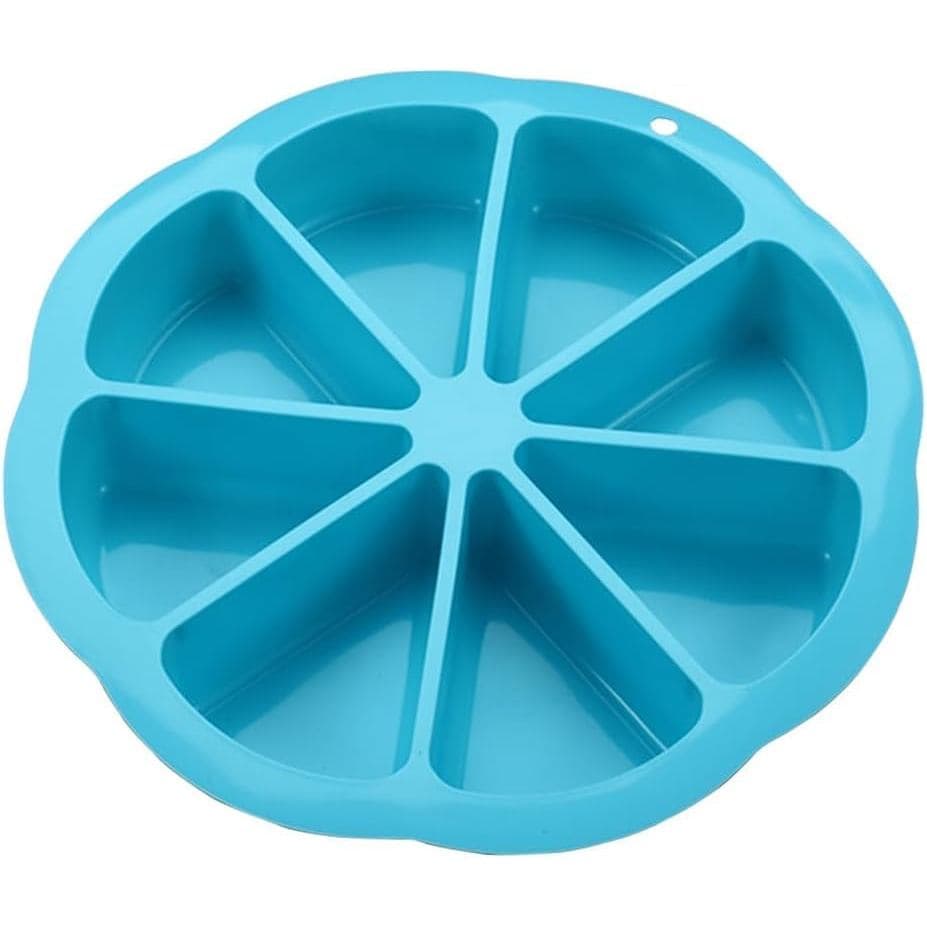 Forma de Bolo Redonda, Forma para Assar com 8 Triângulos, Forma de Bolo Antiaderente, Forma Reutilizável para Bolos, Pão