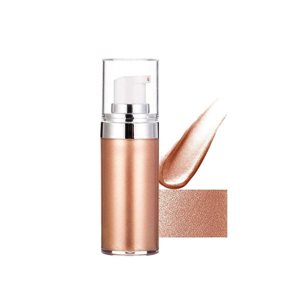 Iluminador Corporal e Facial, Creme Iluminador, Spray, Bronzer Líquido, Pó Iluminador, Pó para Maquiagem, Blush para Maç