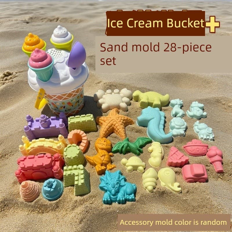 🔥 Brinquedos de Praia 🔥 Moldes para Areia VENDA QUENTE Presente para Criança Conjunto De Molde De Areia Para Espaço In