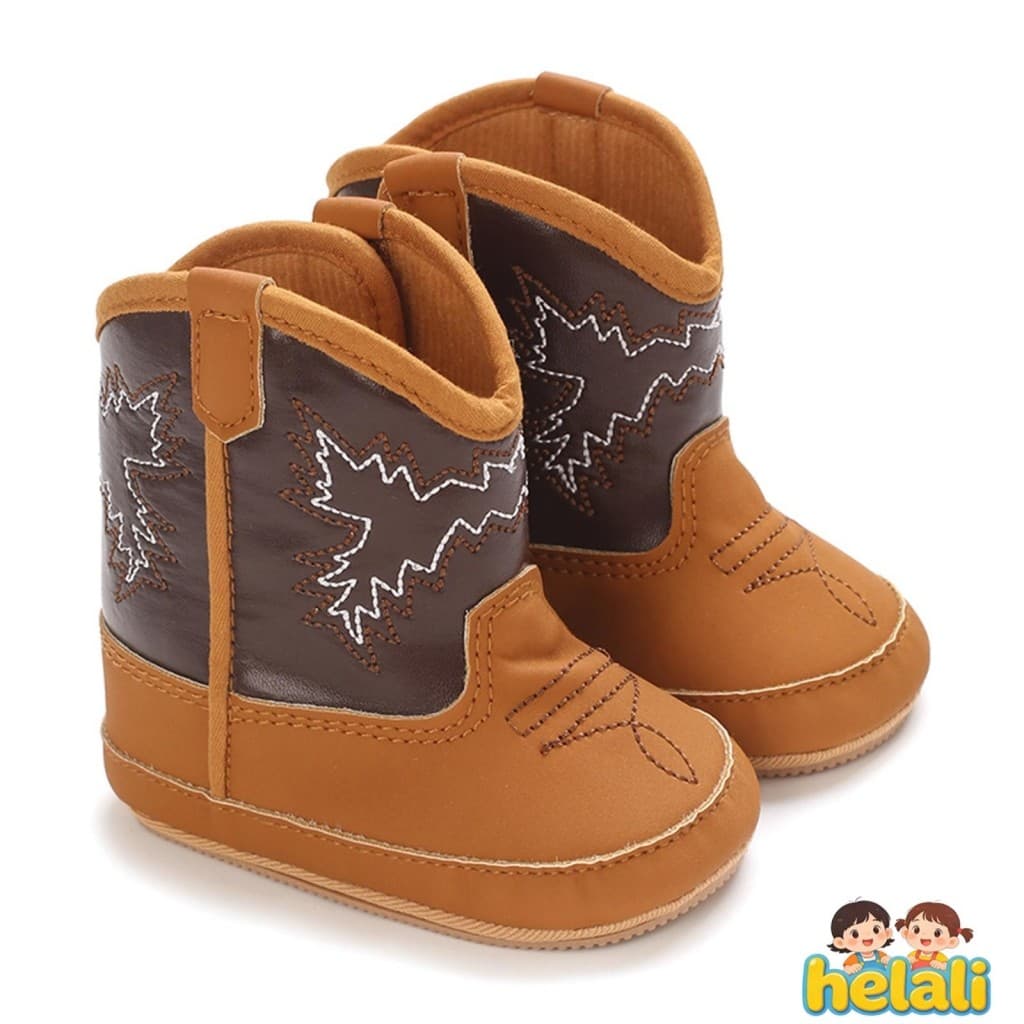[helali] Botas Infantis De Neve De Inverno Bordadas Quentes Para Bebês Primeiros Passos Chá De Bebê De Natal