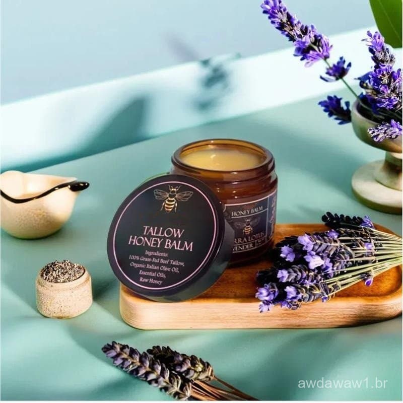 Creme Hidratante Corporal de Manteiga de Mel Cosmético, Loção Hidratante Cítrica e de Lavanda ZDE9 ZTKP