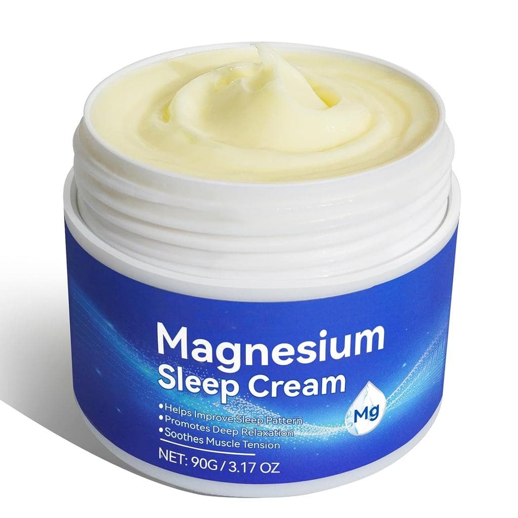 Creme de Magnésio, Loção de Óleo de Magnésio para Dormir, Aplicar nos Pés, Pernas, Braços e Articulações, Fácil de Absor