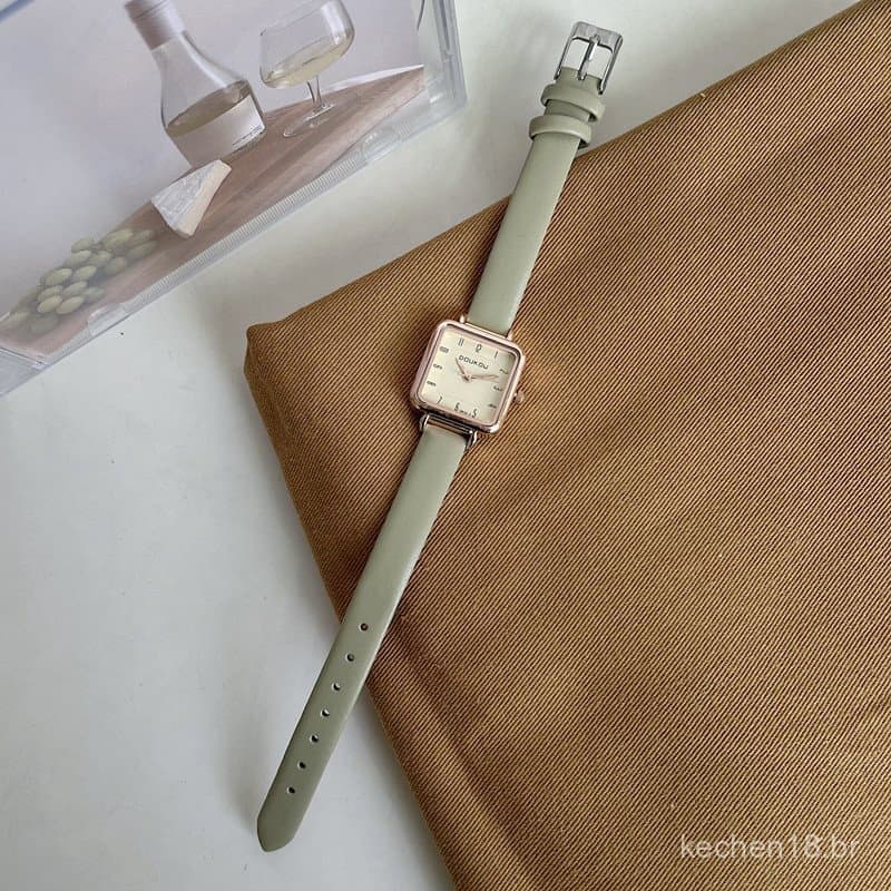 Popular Doukou, relógio feminino de alta qualidade, doce e elegante, ideal para momentos de relaxamento, com alto apelo