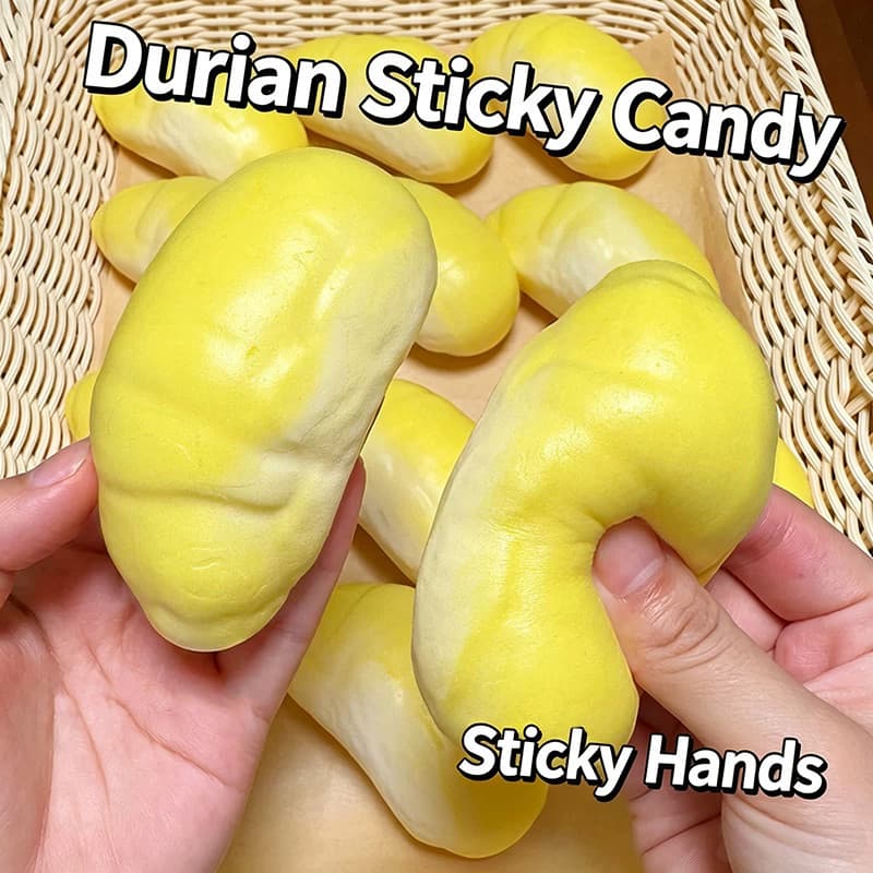 Brinquedo Antiestresse de Fruta Durian, Macio, de Retorno Lento, Aparência Realista, Sensorial TJFT