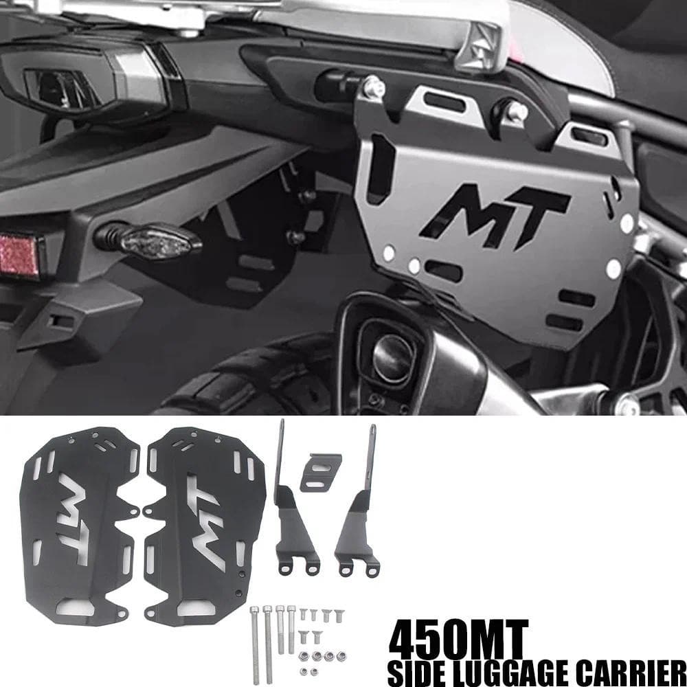 Para cf moto 450mt 450mt Lado Bagagem Transportadora Caixa Lateral Suportes De Bolso CFMOTO Bagageiro Saco Suporte Sutiã