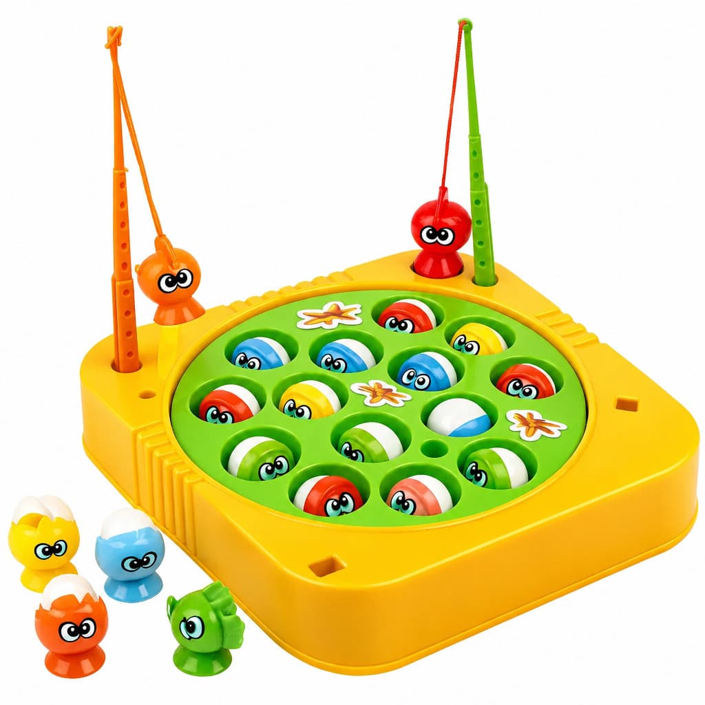 Brinquedo Jogo De Pescaria Pega Peixe Pesca Maluc Infantil