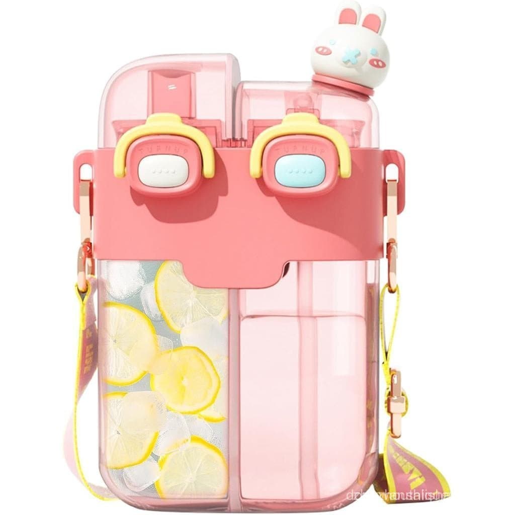 Garrafa de Água Fofa para Crianças: Garrafa de Água Kawaii de 26oz para Meninas, Garrafas de Água Engraçadas com Tema de