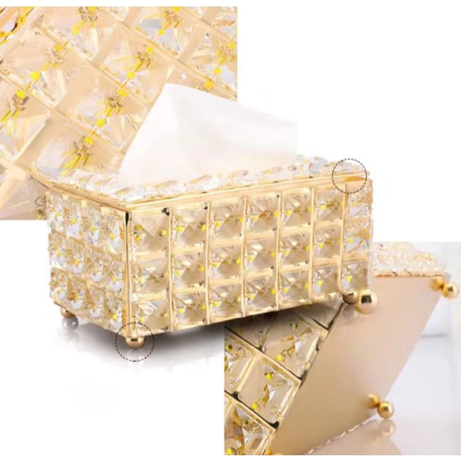 Transparent Acrylic Box Multipurpose Tissue Holder Paper Towel Gloves Masks