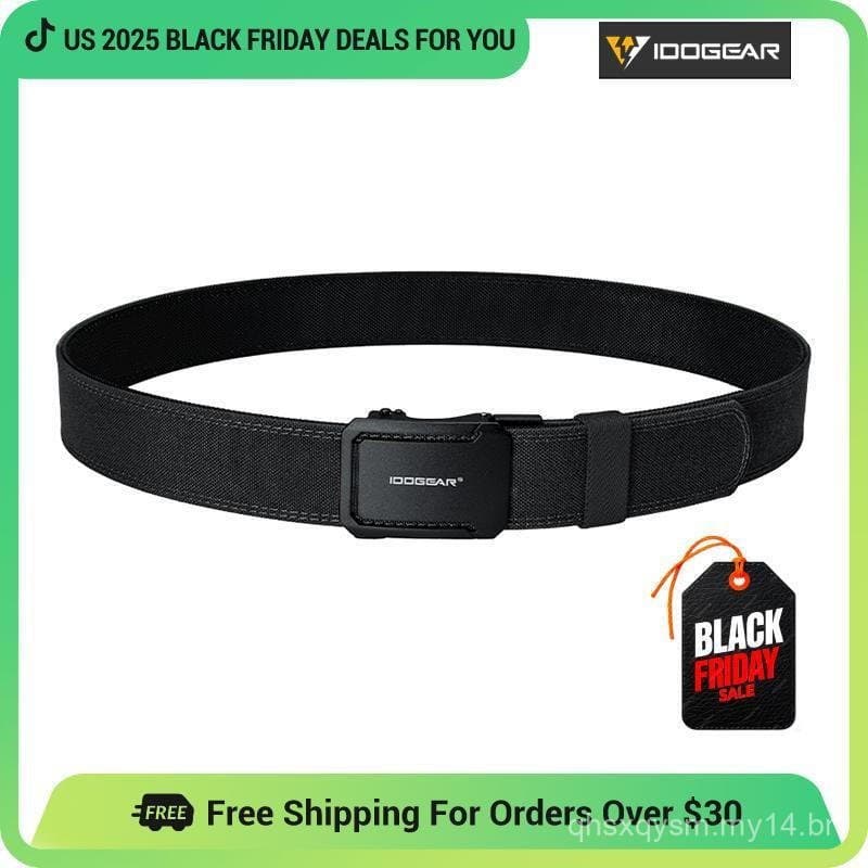 Cinto IDOGEAR 1.75" Elástico com Fecho de Catraca, Cinto de Nylon de Liberação Rápida, Cinto Esportivo, Cinto CCW 3439 0