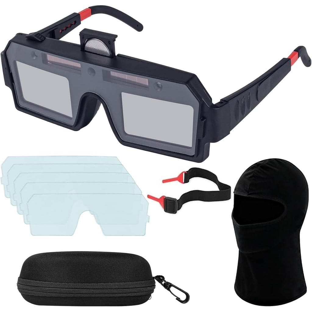 Óculos de Soldagem com Escurecimento Automático, Proteção para os Olhos, Óculos de Soldagem Solares, Máscara de Proteção