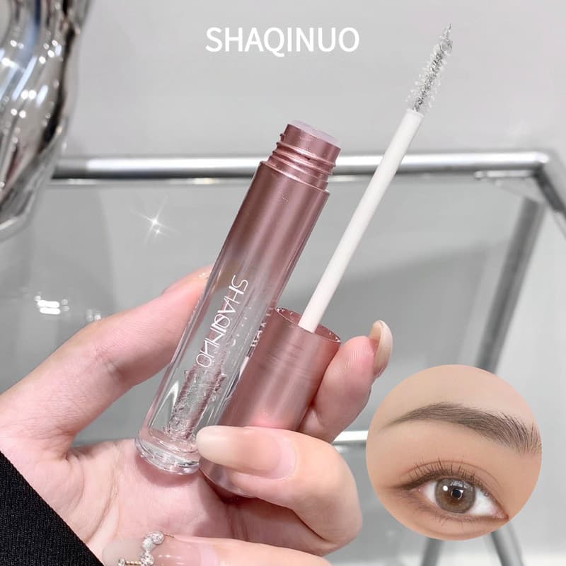 SHAQINUO Gel De Sobrancelha Transparente À Prova D'água De Longa Duração , Fofo , Selvagem , Estéreo , Selador De Estilo