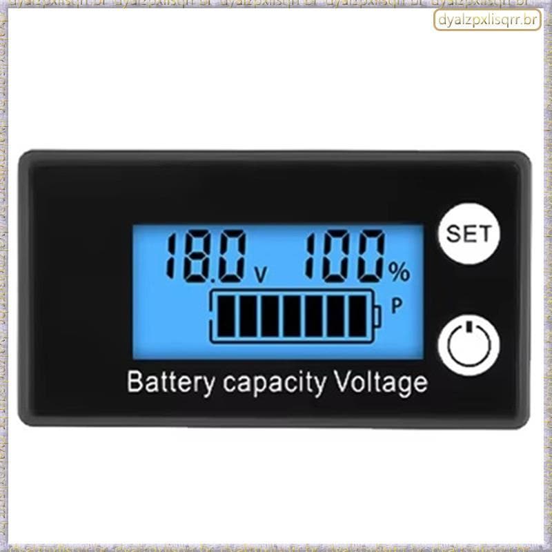 [Mfsp] Voltímetro De Bateria DC 8-100V Indicador De Capacidade Medidor De Energia Lítio LiFePO4 Célula De Chumbo-Ácido 1