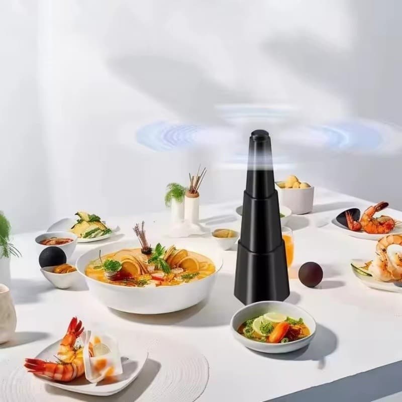 Repelente Automático de Mesa, Alt. até 23cm, Funcionamento à Pilha, Proteção c/ Luz LED P.HQ
