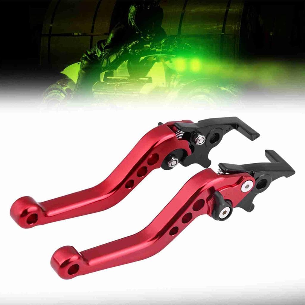 musiclover-BR 1 par CNC liga de alumínio motocicleta scooter modificação alavanca de freio a disco duplo