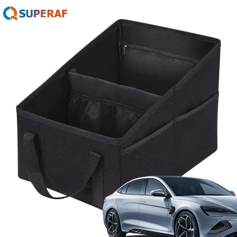 SUPERAF Bla Organizador De Porta-Malas De Carro , Caixa Organizadora De Armazenamento Alta Capacidade , Economiza Espaço