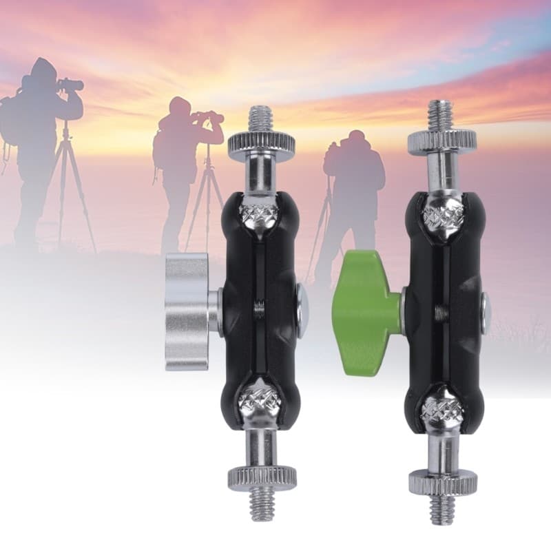 Nevʚ ɞ Adaptador De Câmera De Rosca Macho Duplo 1 4-20 Com Botão De Travamento Para Equipamentos