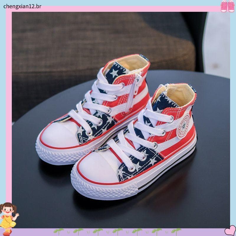 Crianças sapatos de lona de alta qualidade primavera 2026 novo estilo de sola macia meninas sapatos casuais meninos têni